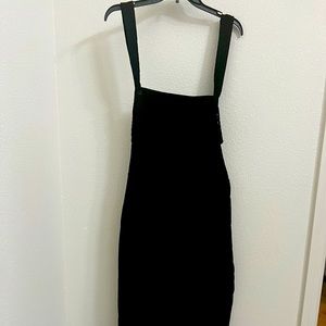 Black Corduroy Shein Pant Overalls